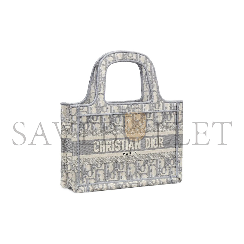 D*or mini D*or book tote s5475zriw-m932 (22.5*15*6cm)